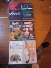 Ruth Rendell Mixed Novels Paperback Book Bundle, Set of 6