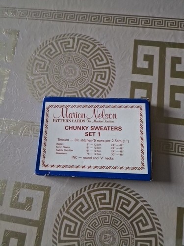 Marion nelson pattern cards - marion,
