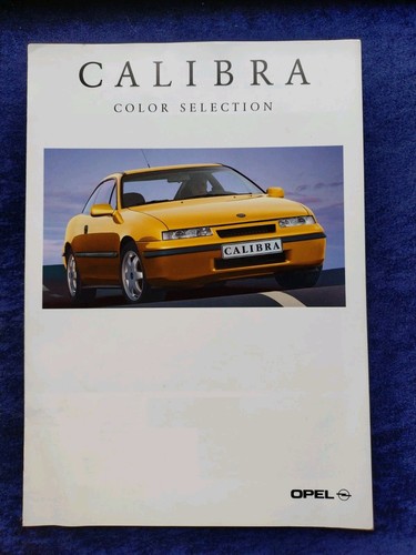 Opel calibra brochure - calibra, 9.1993