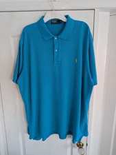  Ralph Lauren polo shirt men's..size XXXL, colour blue in vgc.