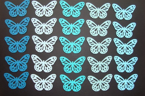 Blue ombre paper martha - ombre,