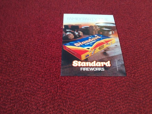 Standard fireworks advertising