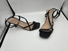 Matalan Strappy Black Square