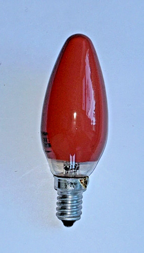 Red 60watt solid colour - red,
