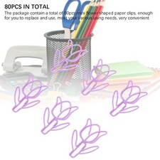 Flower Shaped Paper Clips