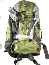 Vango Sherpa 60+10 70l Hiking Rucksack Backpack Adjustable Green Camping Walking