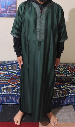 Green mens thobe - green,