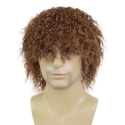 Synthetic short brown wig for - short,