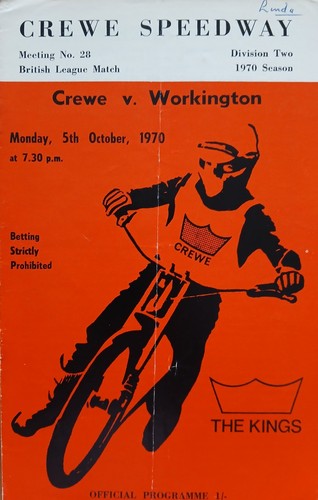 Crewe workington speedway - crewe,