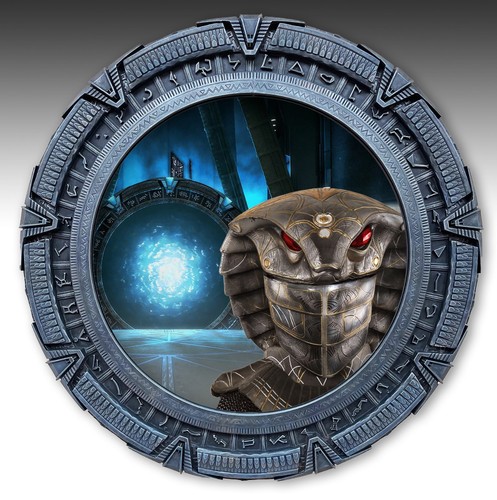 Stargate wall mirror - mirror, prop
