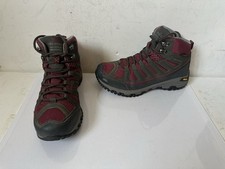 Trespass Vibram Sole Waterproof Leather Walking Boots Size UK 5 EU 38