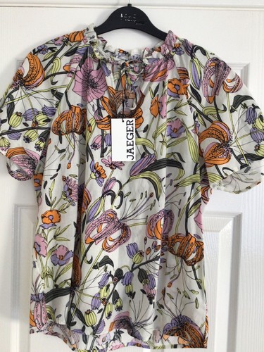 Jaeger floral short sleeve - jaeger,