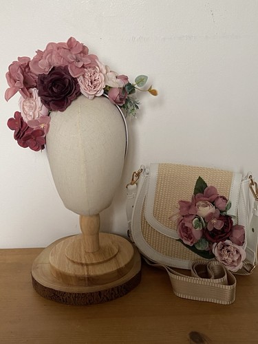 Dusky pink burgundy - dusky, headband