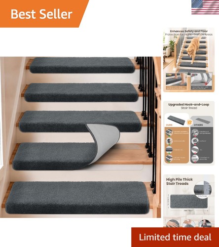 Bullnose carpet stair treads - carpet,