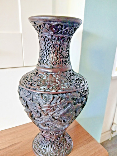 Vintage chinese dragon carved - vintage,