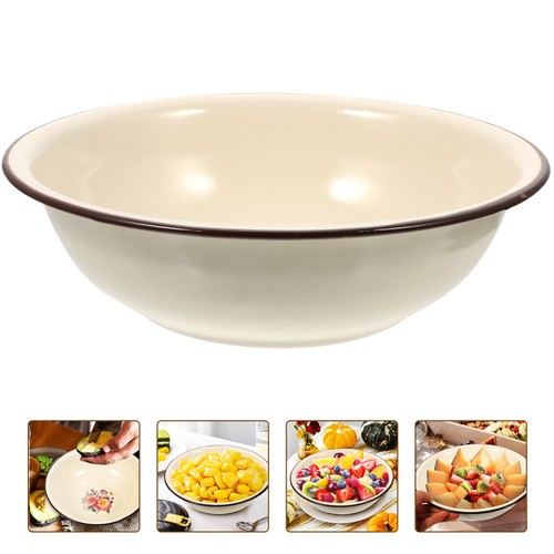 Vintage enamel basin household - vintage,