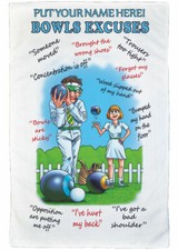 Bowls Excuses Large Microfibre