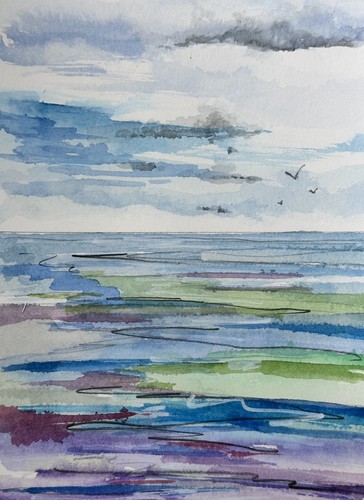 Original watercolour and - and, mix