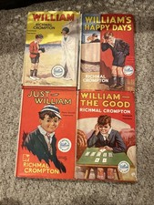 Set Of 4 vintage  William Books By Richmal Crompton