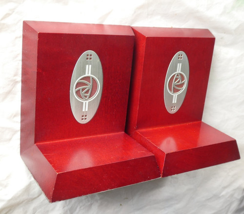 art deco book ends