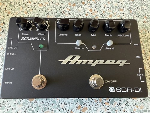 Ampeg scr bass preamp - scr, di