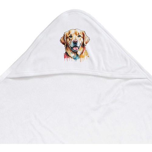 Golden retriever baby hooded - retriever',