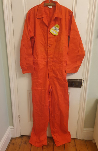 Vintage orange cotton - vintage,