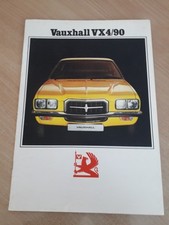 Vauxhall VX4/90 Fold out Sales Brcohure inc Price List - 1974