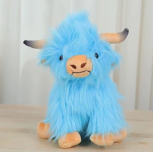 Highland cow blue - cow, cuddly