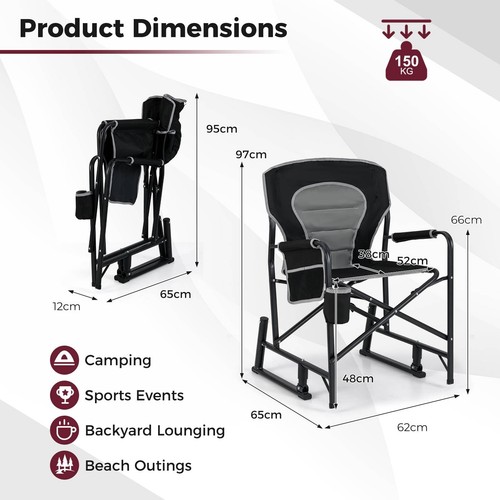 Rocker camping chair portable - camping,