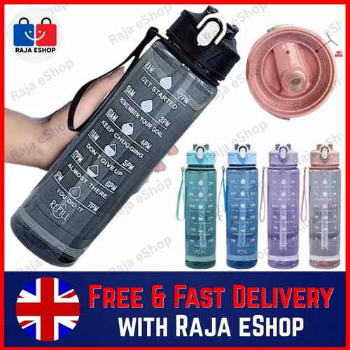 Sports water bottle gym travel - water,