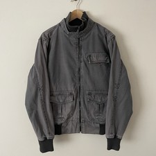 Kickers Jacket Coat Large L Men’s Grey Outdoor Harrington Style Retro Vintage