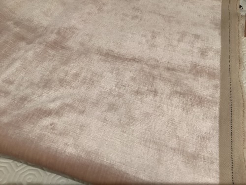 Pale pink velvet - velvet, remnant