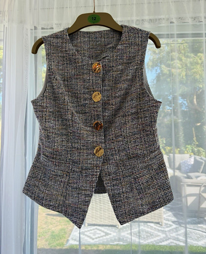 Multicoloured tweed look - tweed,
