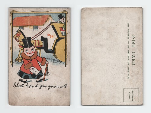 Vintage postcard comic - vintage,