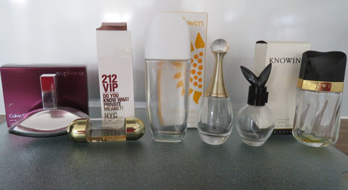 Empty perfume bottles - empty,