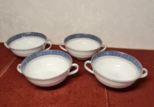 Royal Doulton Sherbrooke 2 Handle Soup Bowl x 4