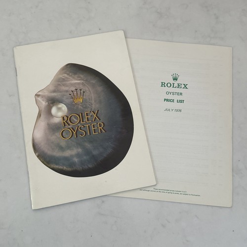 Rolex oyster booklet price - &,