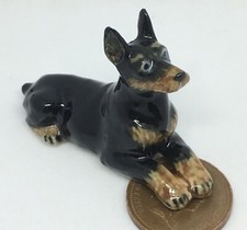 Dolls House Doberman Ceramic
