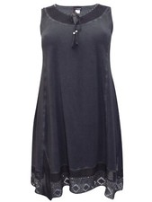 Mia Moda Tunic Top CHARCOAL