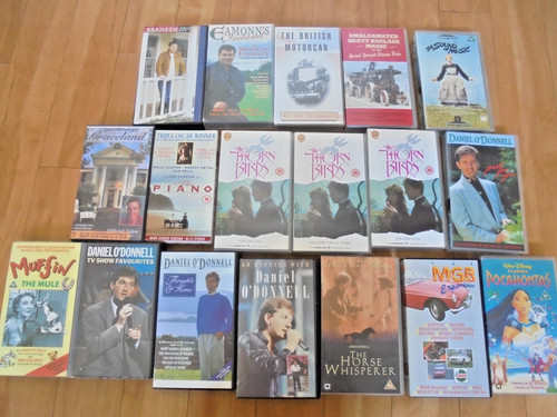 Vhs video tape bundle - vhs, lot