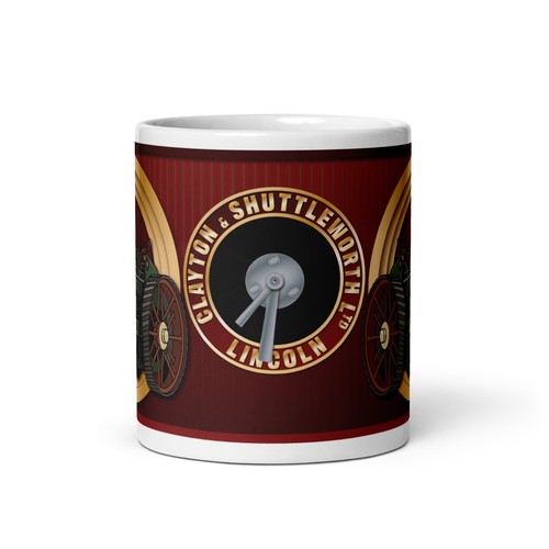 Steam traction engine - traction, mug