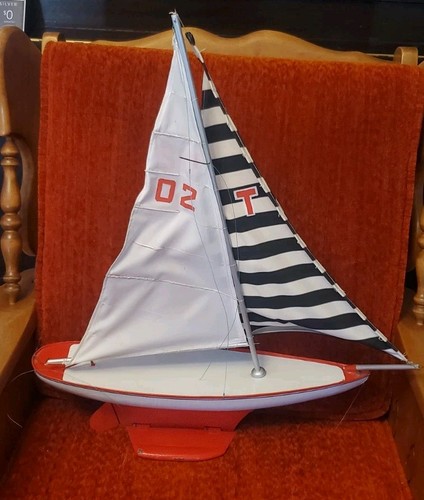 Antique vintage pond yacht - antique,