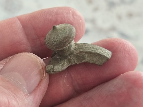 Saxon bronze cruciform brooch - cruciform,