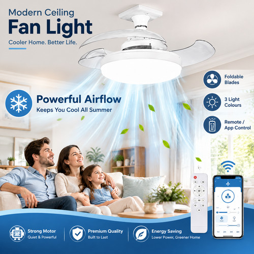 Led ceiling fan light with - led,