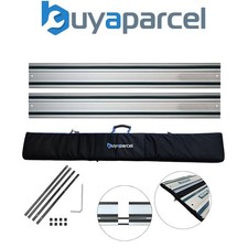 2x 1.5m Guide Rail for Festool Milwaukee Plunge Saws + Carry Bag + 2 Connectors