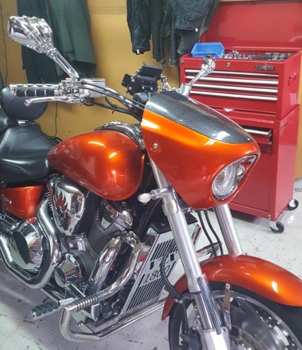 Headlight fairing cowl - headlight,