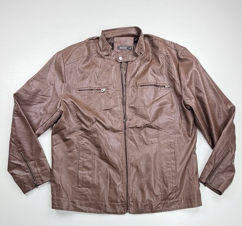 Wulful mens brown faux leather - brown,