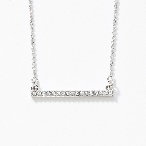 Touchstone crystal pave bar - crystal,