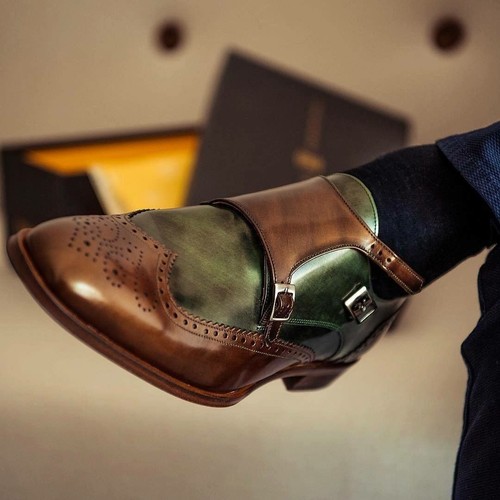 Handcrafted men two tone - men's,